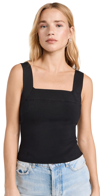 Simkhai Ramaina Square Neck Tank In Midnight In Multi