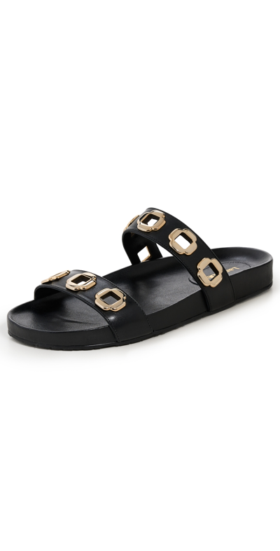 Larroude Milan Slides Black 11