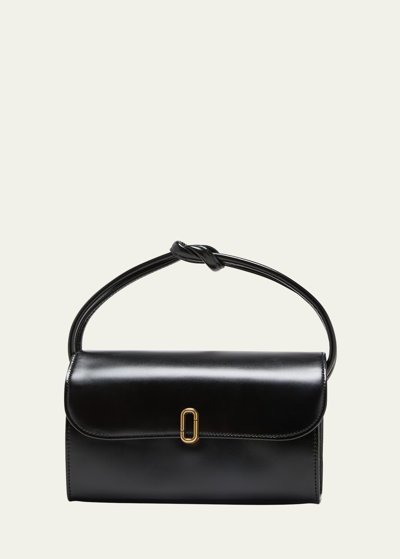 Marc Jacobs Runway Mini J Marc Leather Box Bag In Black