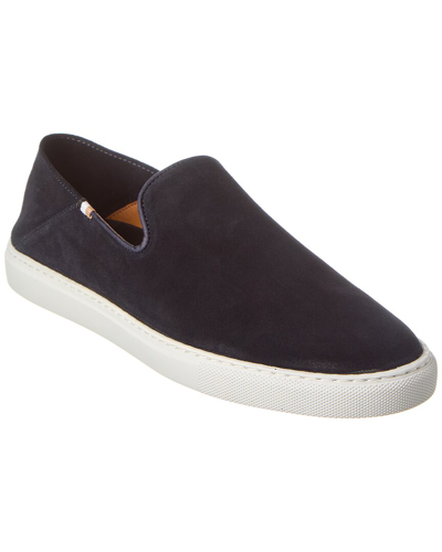 Hugo Boss Rey Slon Slip On Shoe In Blue