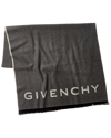 GIVENCHY GIVENCHY LOGO WOOL & CASHMERE-BLEND SCARF