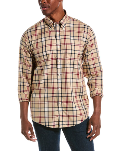 Brooks Brothers Regular Fit Shirt In Brown