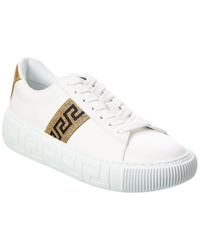 Versace Greca Sneaker In White