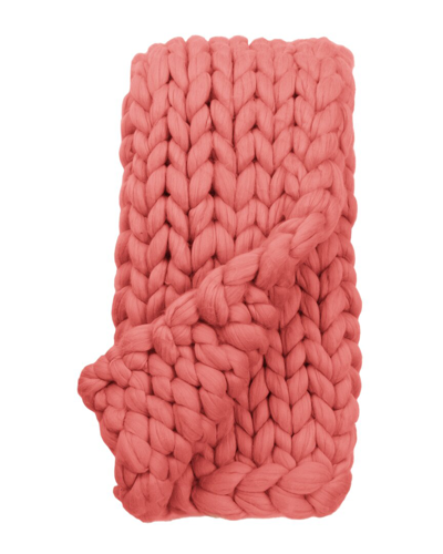 Amity Home Ava Chunky Throw In Pink