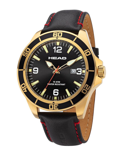 Head Men's Rome 44mm Quartz Watch In Gold