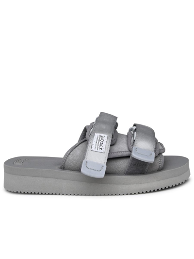 Suicoke Gray Moto-vs Sandals In Grey