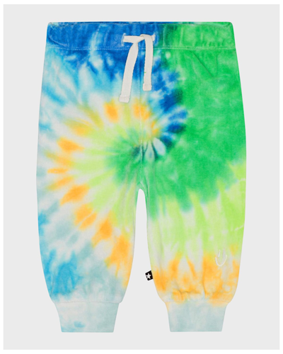 Molo Kids' Boy's Simeon Tie-dye Sweatpants In Tie Dye Melody