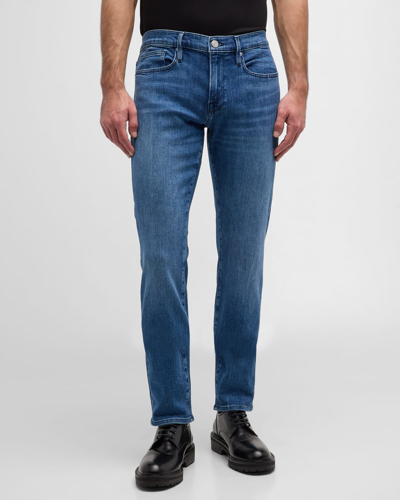Frame Men's L'homme Super Stretch Slim-fit Denim Jeans In Crossings