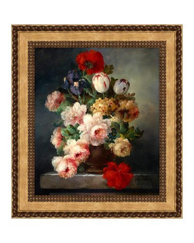 Prestige Arts Dutch Floral Giclee Art In Brown