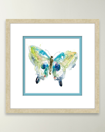 Prestige Arts Wonder Wings I Giclee Print In Blue