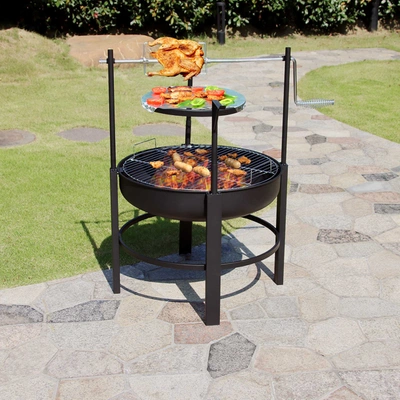 Simplie Fun Fire Pit With 2 Grill