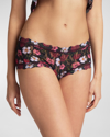 HANKY PANKY PRINTED SIGNATURE LACE BOYSHORTS