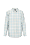 THEORY THEORY IRVING CHECKED BUTTONED SHIRT