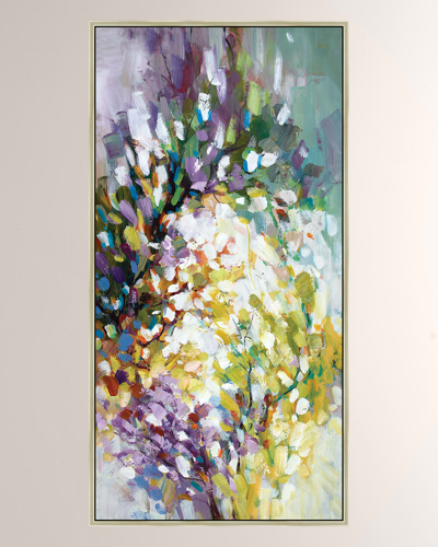 Prestige Arts Bursting Blooms I Giclee Canvas Art In Multi
