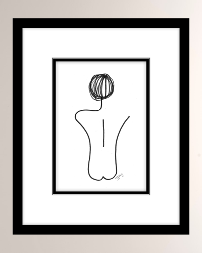 Prestige Arts Bums Out 4 Giclee Print In White