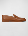 Vince Sloan Lambskin Slip-on Loafers In Sequoiabrown
