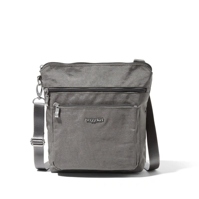 Baggallini Modern Large Pocket Crossbody Bag In Grey