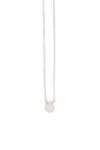 A Blonde And Her Bag Stephanie Delicate Drop Demi Fine Necklace In Moonstone In Multi