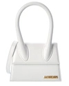 Jacquemus Le Chiquito Leather Clutch In White