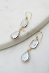 A Blonde And Her Bag Rome Earring In Pearl In Multi