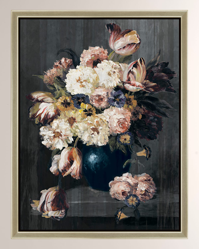 Prestige Arts Vintage Floral I Giclee Canvas Art In Multi