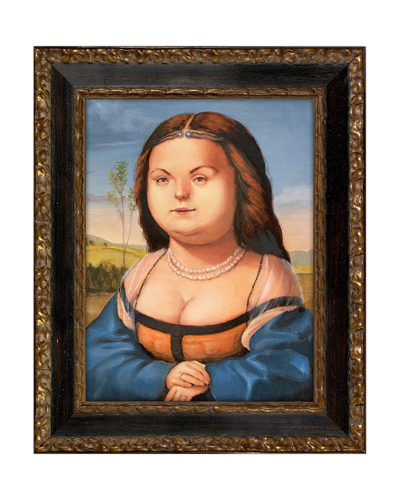 Prestige Arts Queen Double Double Giclee Art In Gold