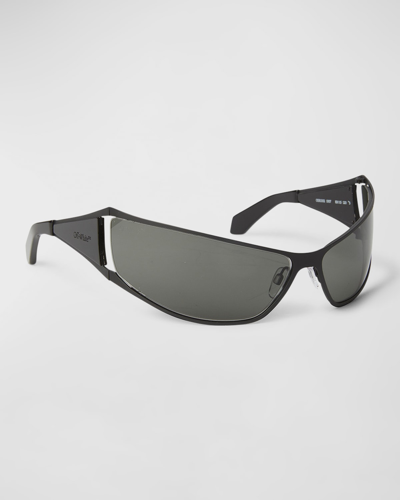 Off-white Men's Luna Cat-eye Sunglasses In Black