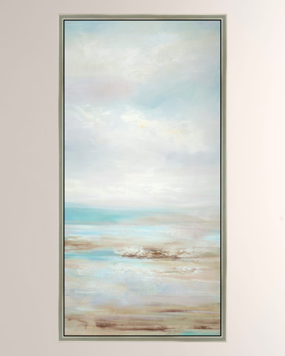 Prestige Arts Taking Half My Day Ii Giclee Canvas Art In Blue