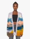 MOTHER THE LONG DROP CARDIGAN MOUNTAIN HIGH SWEATER (ALSO IN S, M,L, XL)