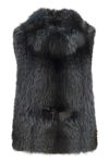 Brunello Cucinelli Women's Fox Fur Vest In Blue