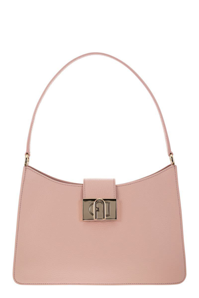 Furla 1927 M Soft Alba Shoulder Bag In Pink