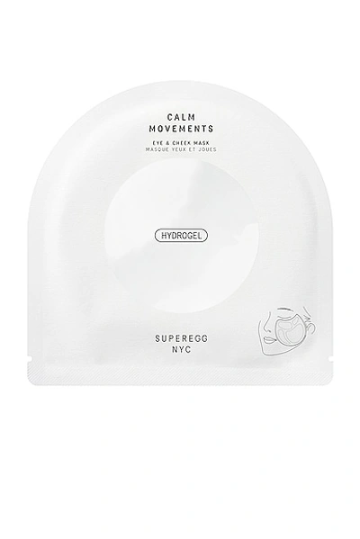 Superegg Calm Movements Eye & Cheek Mask Pack Of 5 In N,a