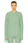 ACNE STUDIOS FACE KNIT PULLOVER SWEATER