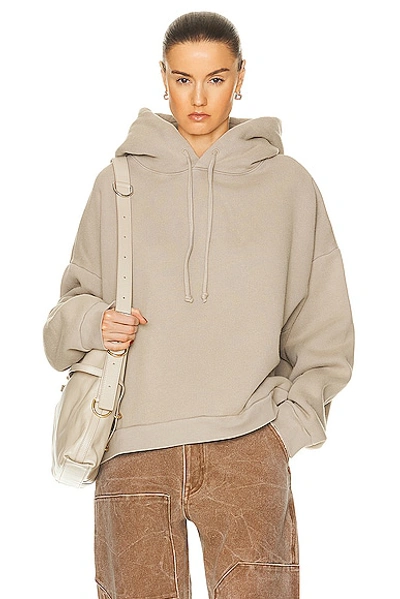 Acne Studios Drawstring Sweater In Concrete Grey