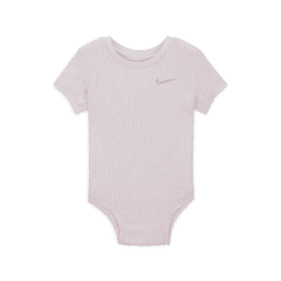 Nike Readyset Baby Bodysuit In Pink