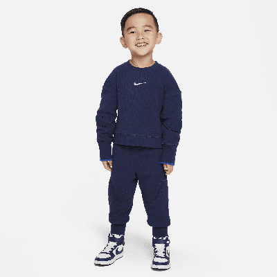 Nike Babies' Readyset Toddler 2-piece Crew Set In Blue