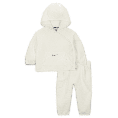 Nike Readyset Baby 2-piece Snap Jacket Set In White