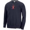 Nike Illinois Standard Issue  Men's College Fleece Crew-neck Sweatshirt In Blue