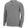 Nike Lsu Standard Issue  Men's College Fleece Crew-neck Sweatshirt In Grey
