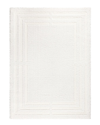 Town & Country Everyday Clean Lines Plush Shag Area Rug In Ivory