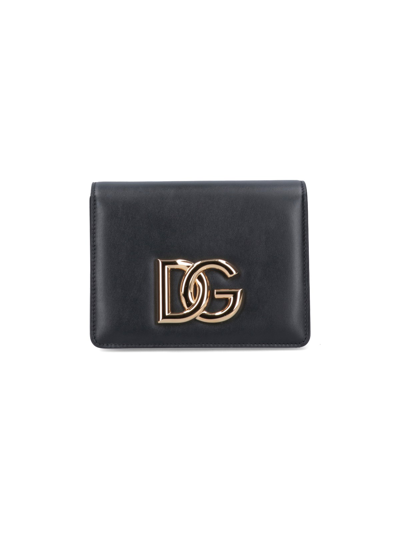 Dolce & Gabbana "3.5" Shoulder Bag In Black  