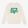 GUESS JUNIOR BOYS IVORY COTTON & MODAL SWEATER