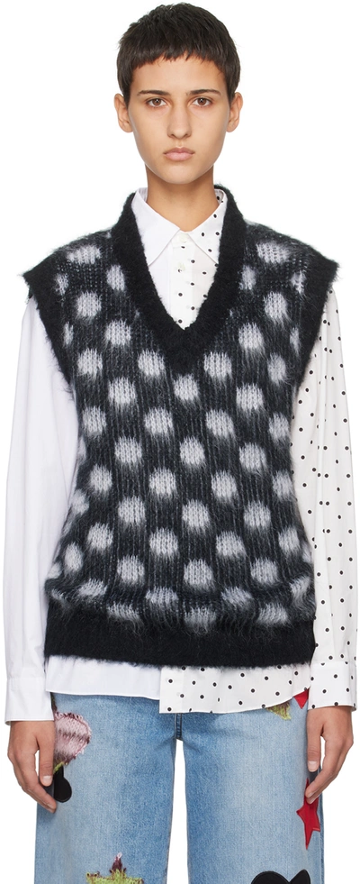 Marni Black Sleeveless Vest In Don99 Black