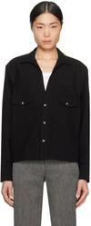 THE LETTERS BLACK WESTERN SHIRT