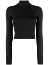 Lululemon Its Rulu Run Cropped-oberteil In Schwarz