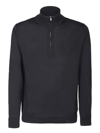 Zanone Wool Pullover In Black