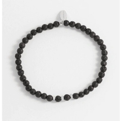 Estella Bartlett Black Lava Beaded Bracelet