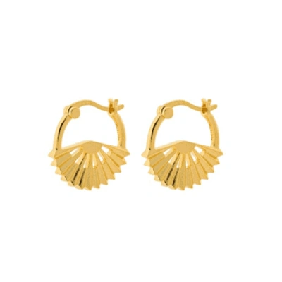 Pernille Corydon Sphere Small Hoop Earrings In Metallic