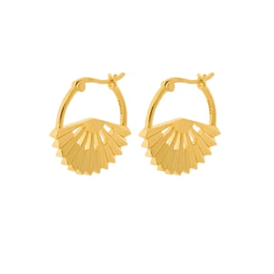 Pernille Corydon Sphere Large Hoop Earrings In Metallic
