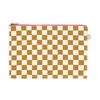 ROSE IN APRIL LILI FLAT POUCH CHECKERBOARD